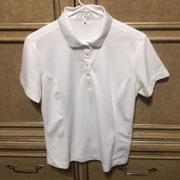 Nike Tops - WOMEN'S NIKE GOLF DR-FIT WHITE SHIRT